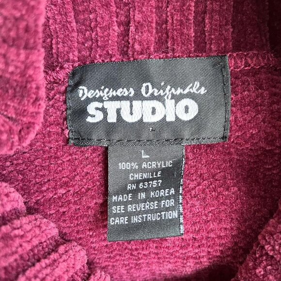 80/90s Soft wine sweater - Picture 5 of 5